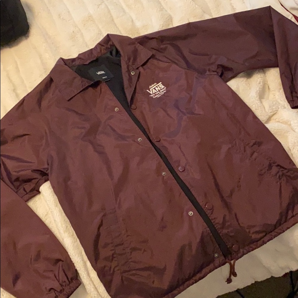 Purple polyester VANS jacket
